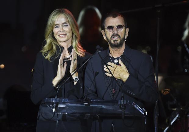 Barbara Bach and Ringo Starr