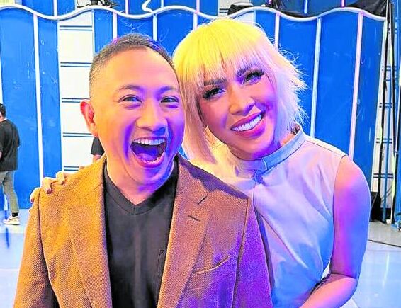 Michael V (left) and Vice Ganda