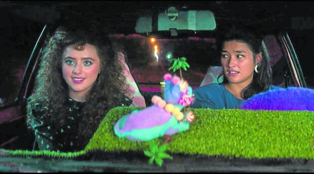 Liza Soberano (right) with Kathryn Newton in “Lisa Frankenstein” —UNIVERSAL PICTURES