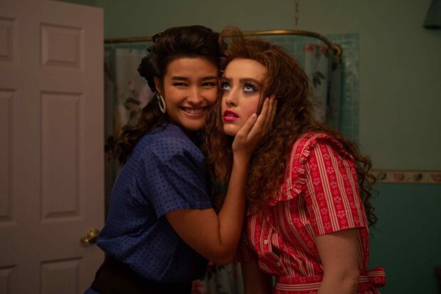 Liza Soberano and Kathryn Newton in a scene from "Lisa Frankenstein." Image: Courtesy of Universal Pictures