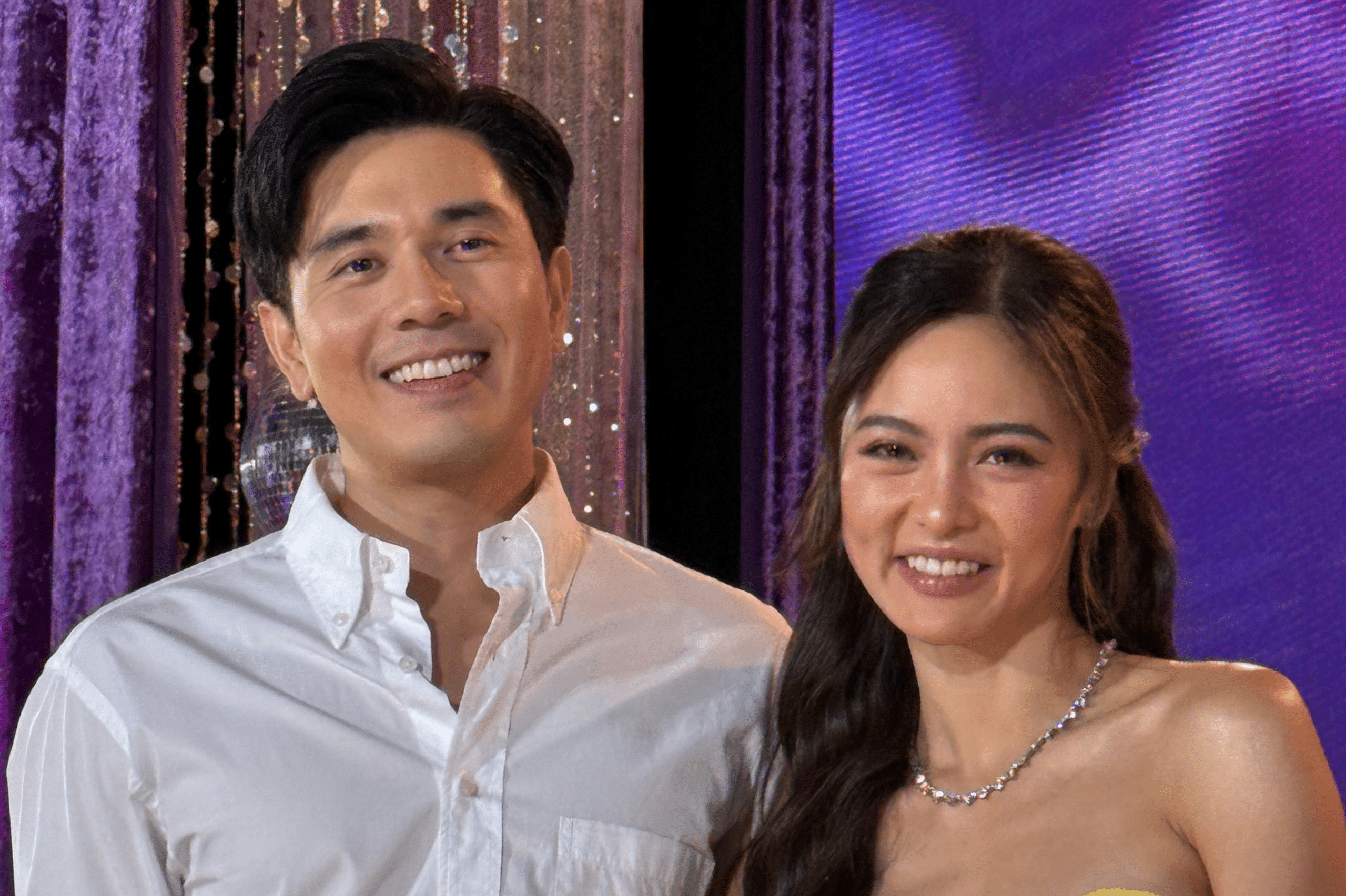 Paulo Avelino and Kim Chiu during the "My Love Will Make You Disappear" media con. Image: Hannah Mallorca/INQUIRER.net