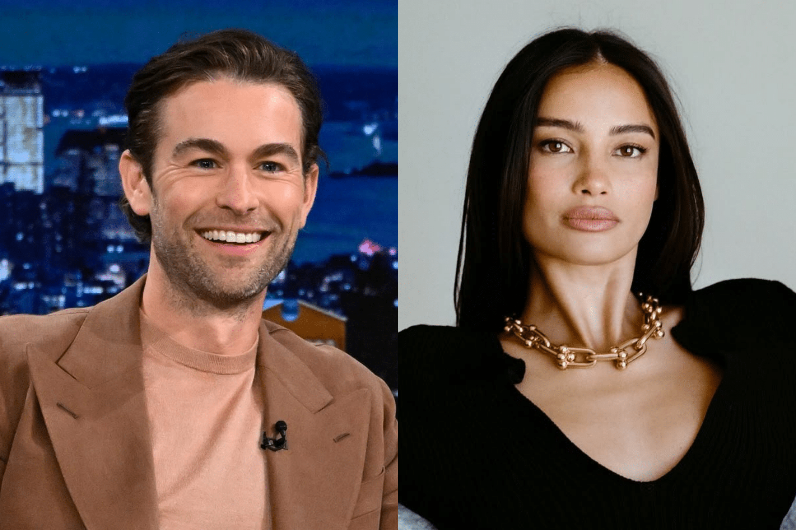 ‘Gossip Girl’ star Chace Crawford, Kelsey Merritt seal romance with a kiss. Images: Instagram/@fallontonight, @kelseymerritt
